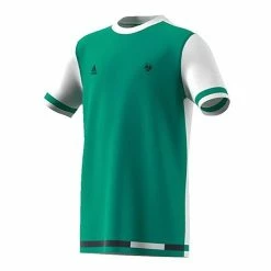 Adidas Boys Roland Garros Tee- Core Green/White