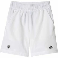 Adidas Boys Roland Garros Short- White/Black