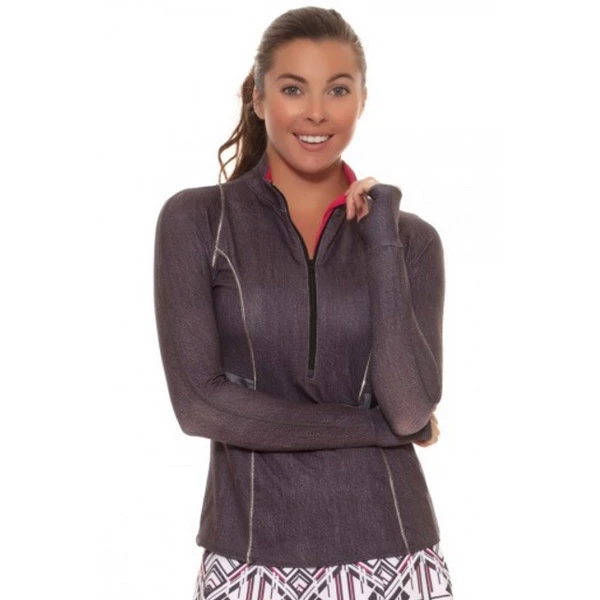 Lucky In Love Fast Lane 1/4 Zip Tennis Top 1 Lucky In Love Fast Lane 1/4 Zip Tennis Top