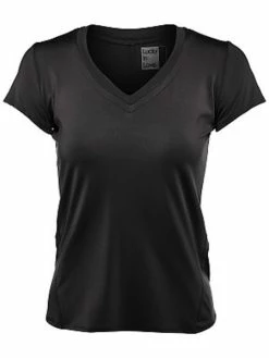 Lucky In Love Women's Varsity Cap Sleeve - Black