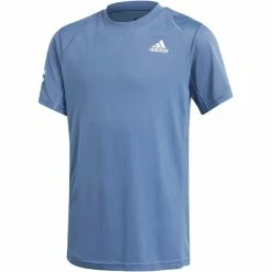 Adidas Boy's Club Tennis 3-Stripes Tee