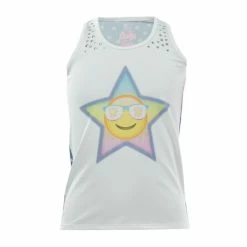 Lucky In Love Girls Starry Eyed Tennis Tank