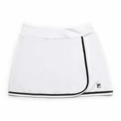 Fila Advantage Long Skort - White With Black Trim