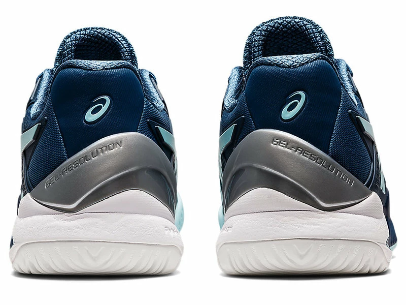 Asics Gel Resolution 8 Wide Indigo/Blue Women's Shoe 5 Asics Gel Resolution 8 Wide Indigo/Blue Women's Shoe - Image 5