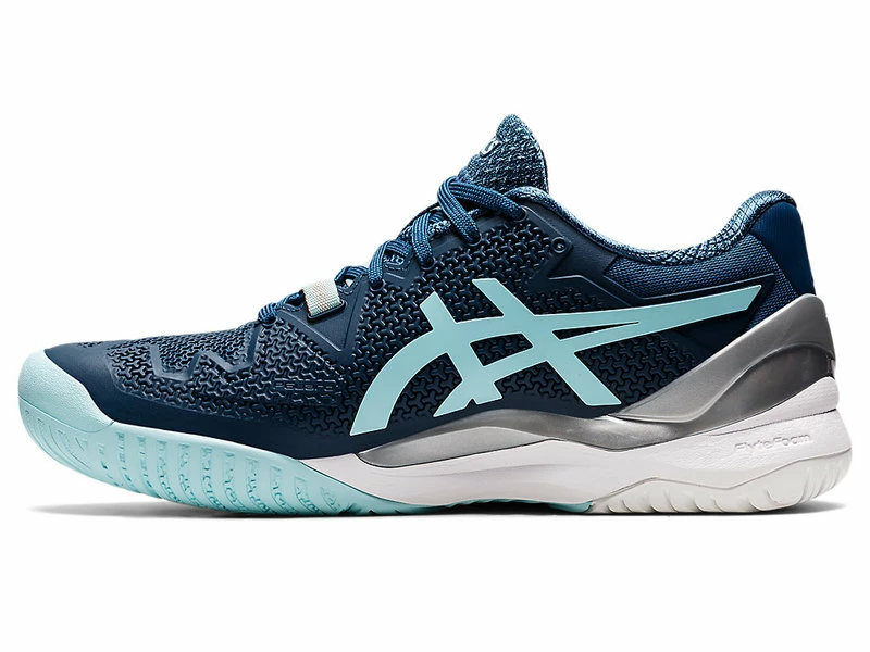 Asics Gel Resolution 8 Wide Indigo/Blue Women's Shoe 1 Asics Gel Resolution 8 Wide Indigo/Blue Women's Shoe