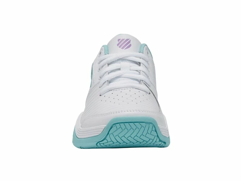 K-Swiss Court Express White/Blue Women's Shoe 4 K-Swiss Court Express White/Blue Women's Shoe - Image 4
