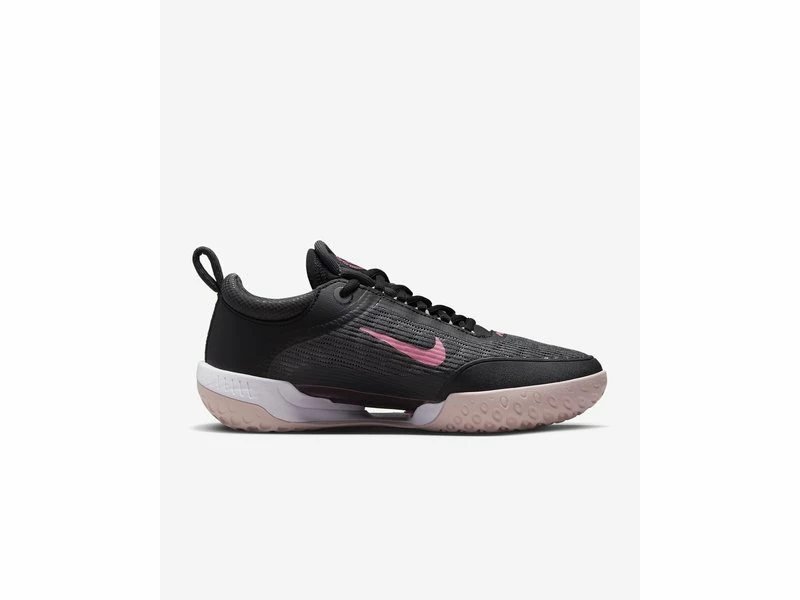 Nike Zoom Court NXT Women's Shoe- Black/Pink 2 Nike Zoom Court NXT Women's Shoe- Black/Pink - Image 2