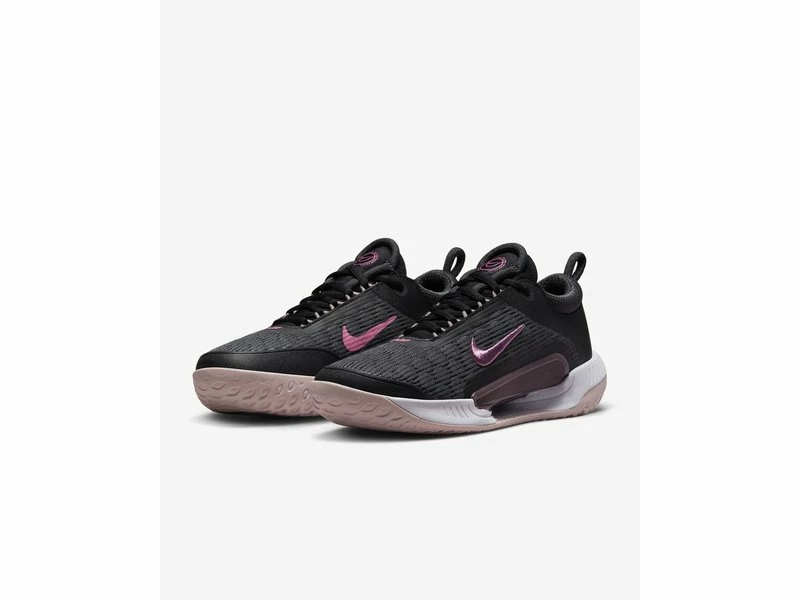 Nike Zoom Court NXT Women's Shoe- Black/Pink 5 Nike Zoom Court NXT Women's Shoe- Black/Pink - Image 5