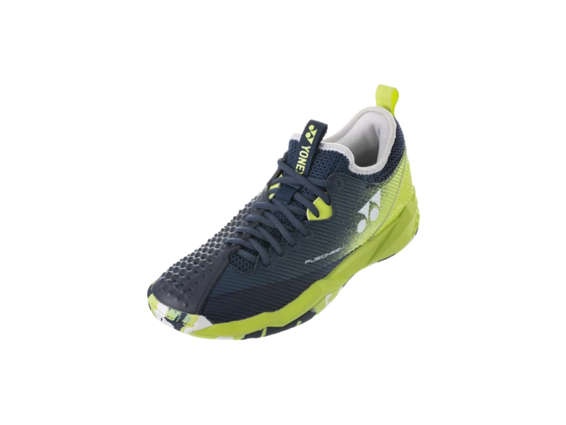 Yonex PC Fusion Rev 4 Men's Shoe Lime/Navy 2 Yonex PC Fusion Rev 4 Men's Shoe Lime/Navy - Image 2